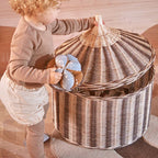 Stylish Laundry Basket Soft Textile Handwoven | High & Bury