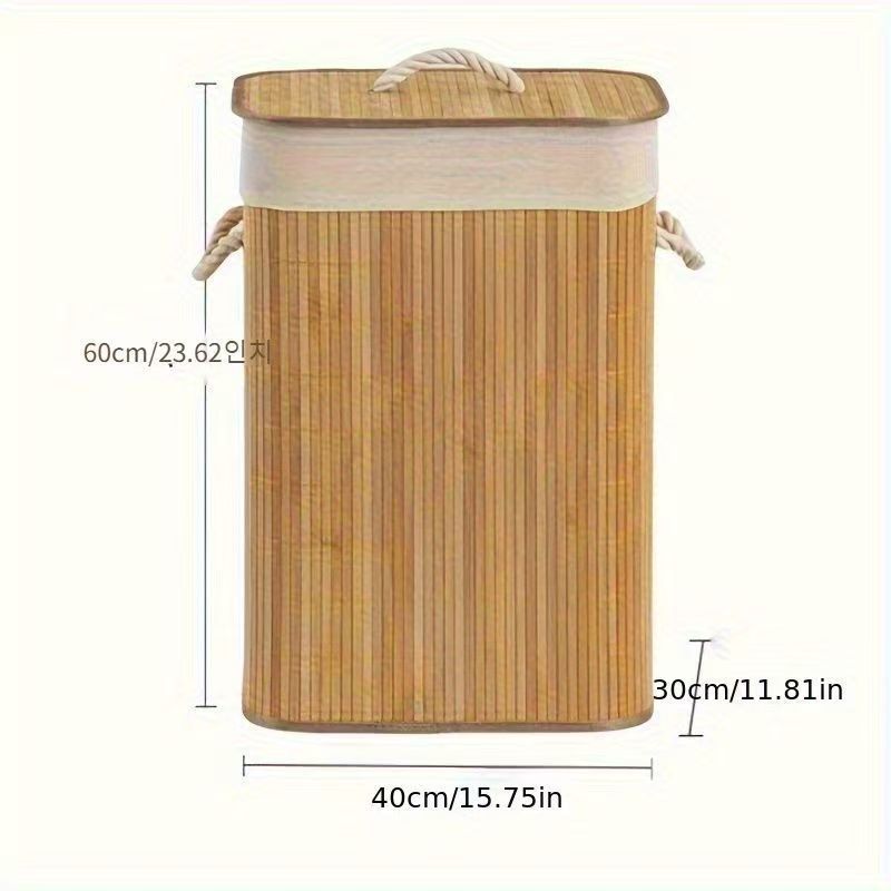 Stylish Laundry Basket with Lid | High & Bury