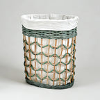 Stylish Laundry Basket with Removable Inner Lining | High & Bury
