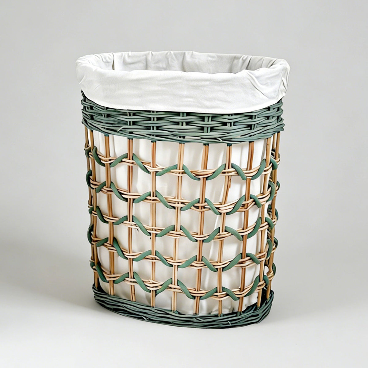 Stylish Laundry Basket with Removable Inner Lining | High & Bury