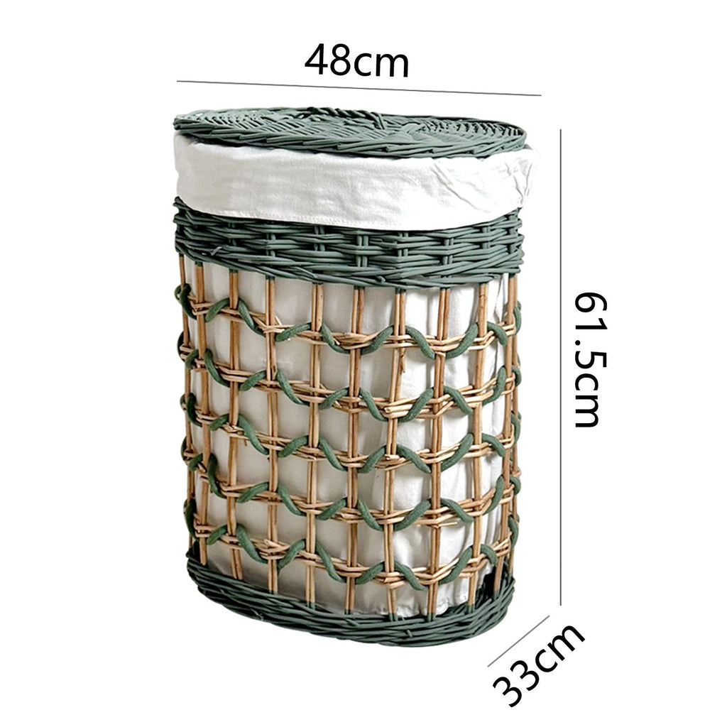Stylish Laundry Basket with Removable Inner Lining | High & Bury