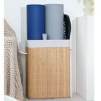 Stylish Laundry Container with Practical Lid and Carrying Handles | High & Bury