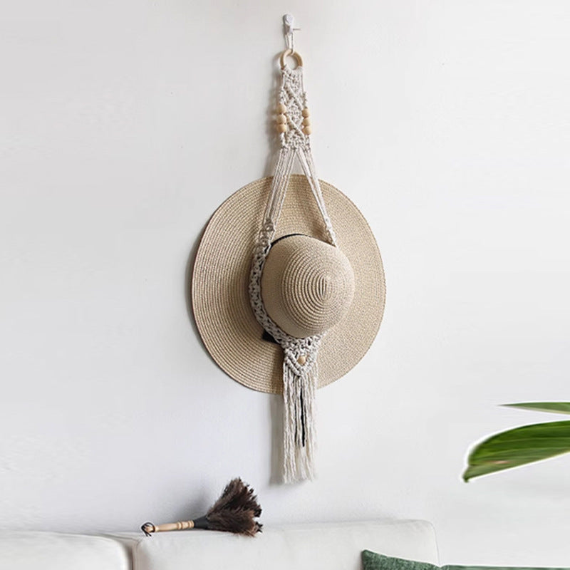 Stylish Macrame Hat Organizer | High & Bury