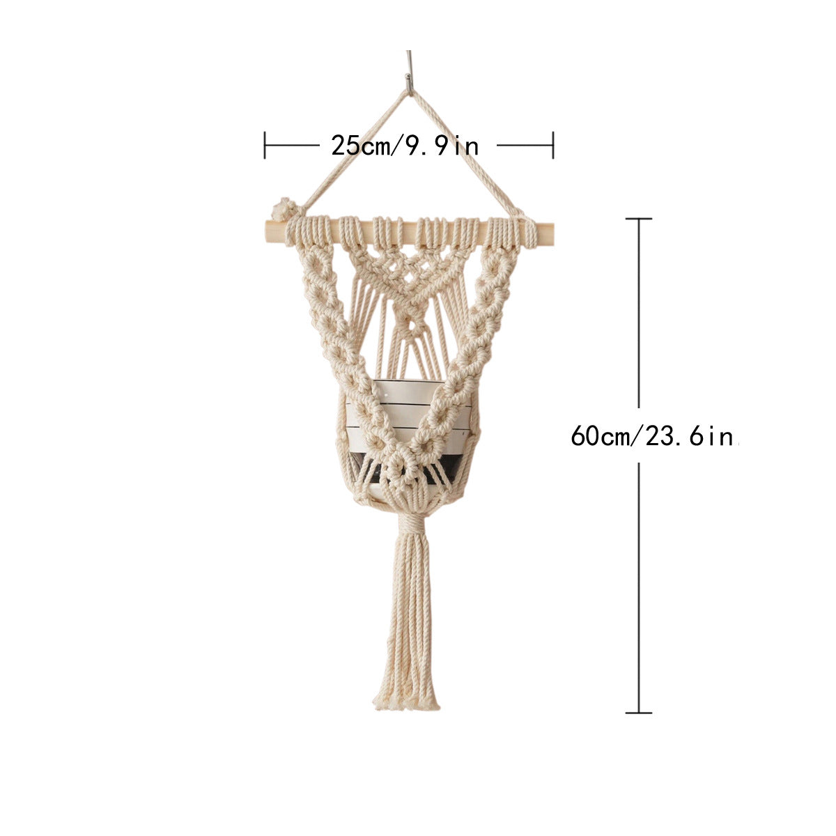 Stylish Macrame Plant Hanger | High & Bury