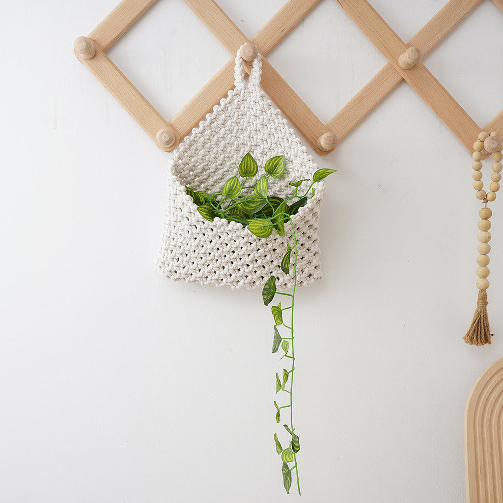 Stylish Macrame Storage Basket | High & Bury