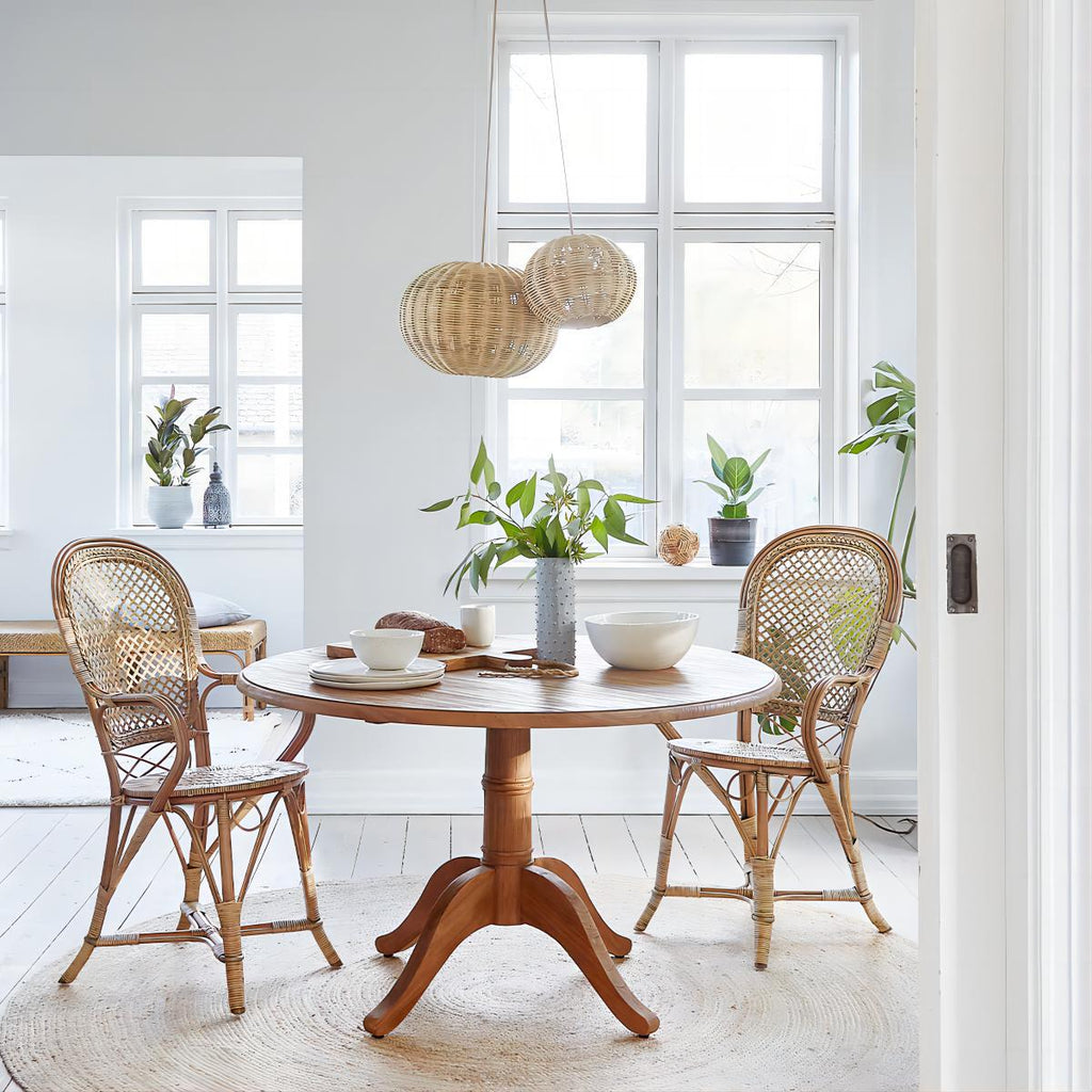 Stylish Pendant Lamp made from Handwoven Natural Material | High & Bury