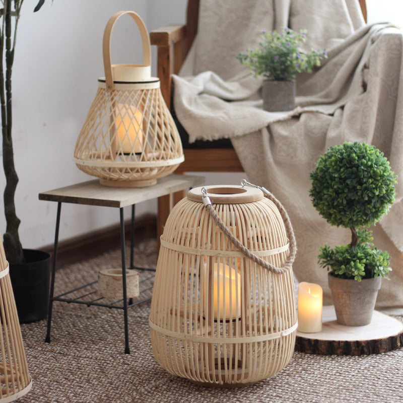 Stylish Rattan Lantern | High & Bury