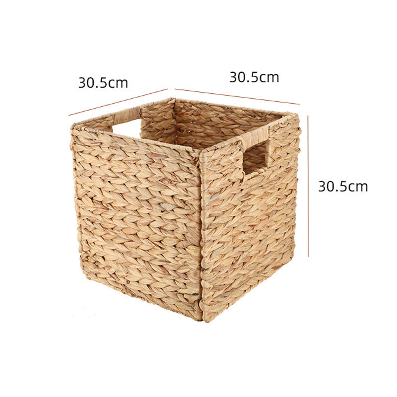 Stylish Square Woven Storage Bin | High & Bury