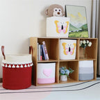 Stylish Storage Basket Light Grey White | High & Bury