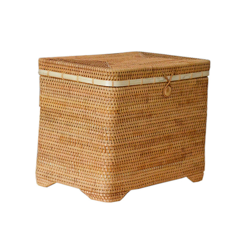 Stylish Storage Basket made of Rattan | High & Bury