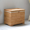Stylish Storage Basket made of Rattan | High & Bury