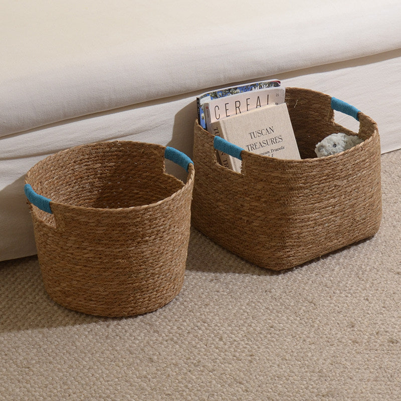 Stylish Storage Basket made of Woven Natural Fibers | High & Bury
