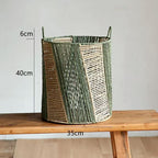 Stylish Storage Basket Soft Textile Handwoven | High & Bury