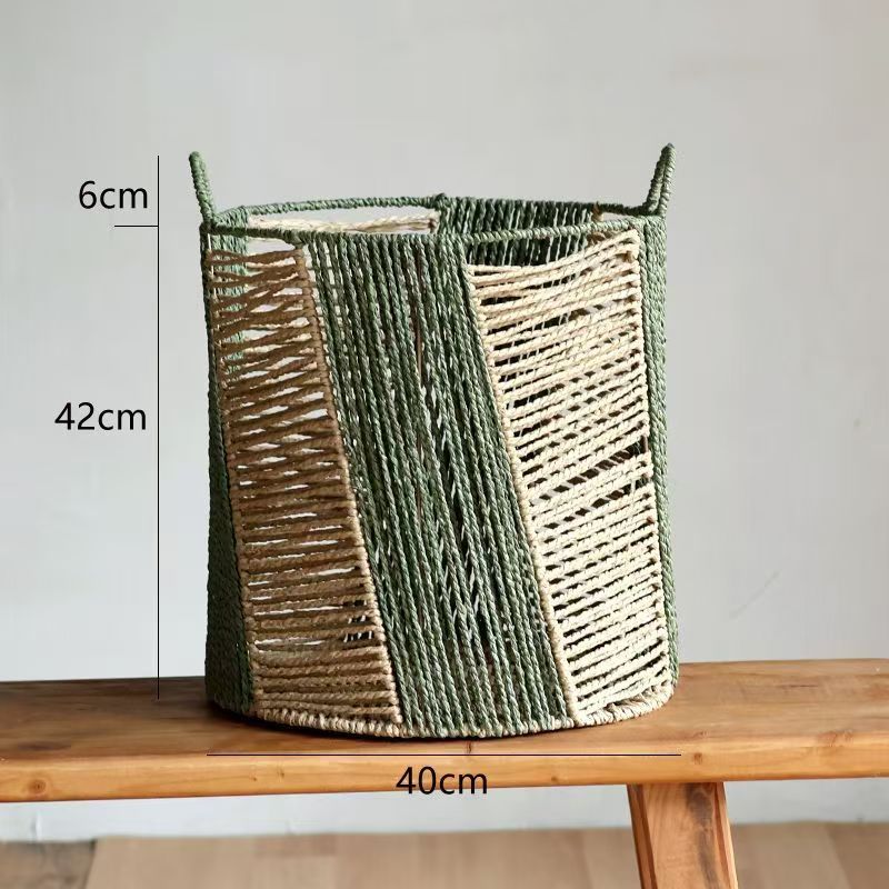 Stylish Storage Basket Soft Textile Handwoven | High & Bury