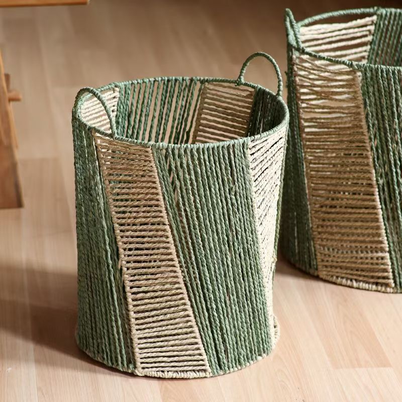 Stylish Storage Basket Soft Textile Handwoven | High & Bury