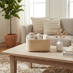 Stylish Storage Basket with Removable Inner Lining | High & Bury