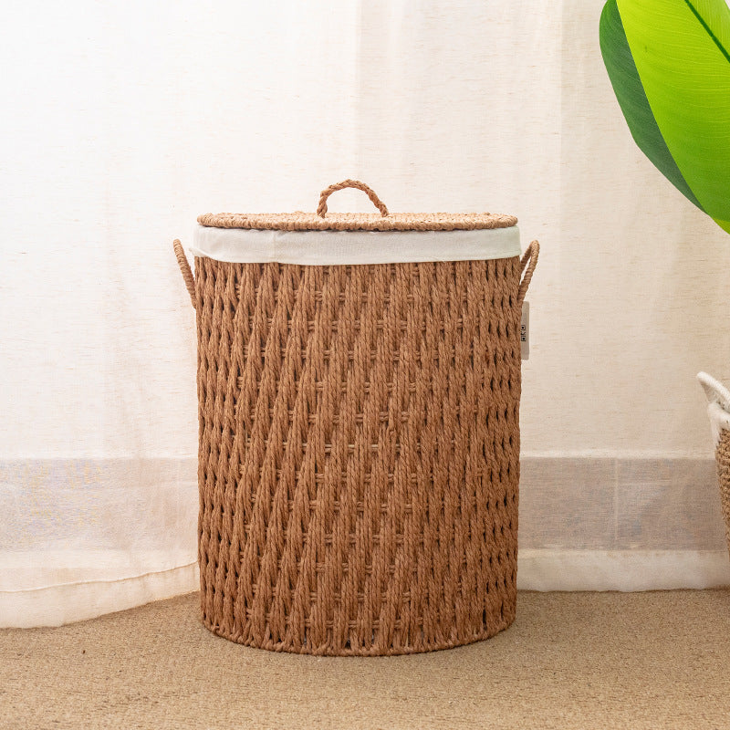 Stylish Storage Basket with Sturdy Weave | High & Bury