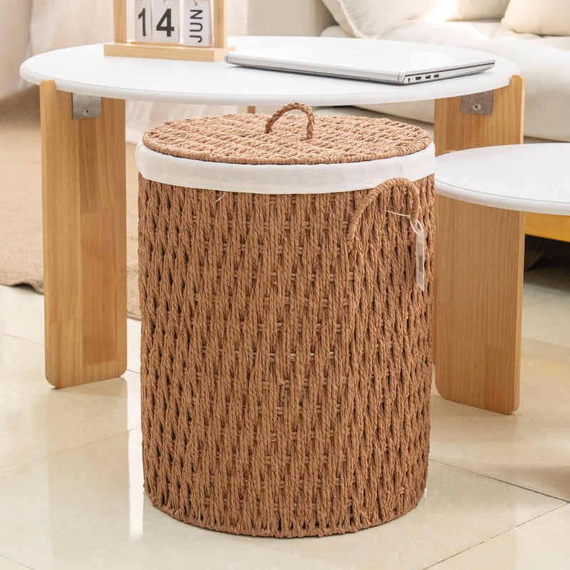 Stylish Storage Basket with Sturdy Weave | High & Bury