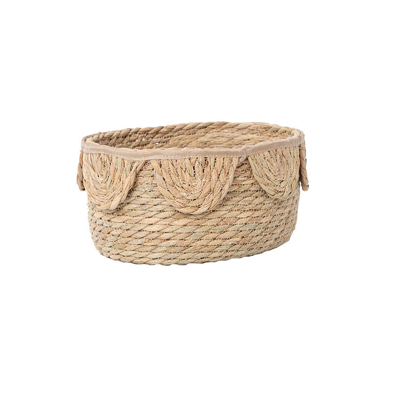 Stylish Storage Basket with Wave Rim | High & Bury