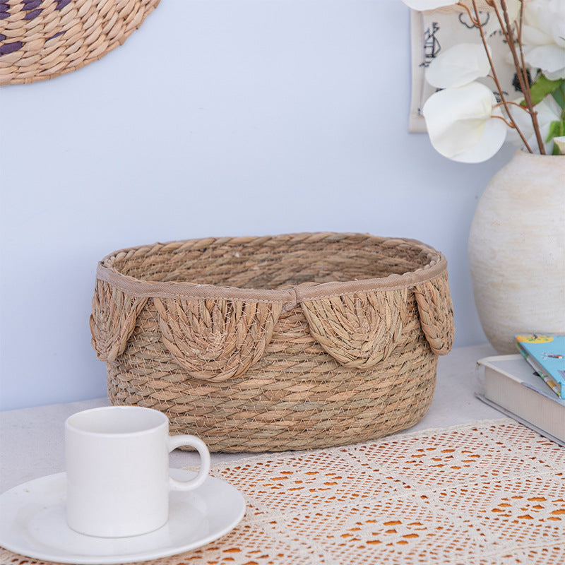 Stylish Storage Basket with Wave Rim | High & Bury