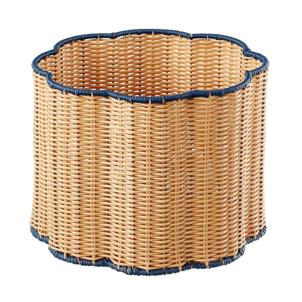 Stylish Storage Basket with Wavy Edge | High & Bury