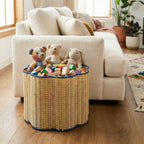 Stylish Storage Basket with Wavy Edge | High & Bury