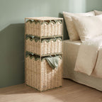 Stylish Storage System with Woven Baskets | High & Bury