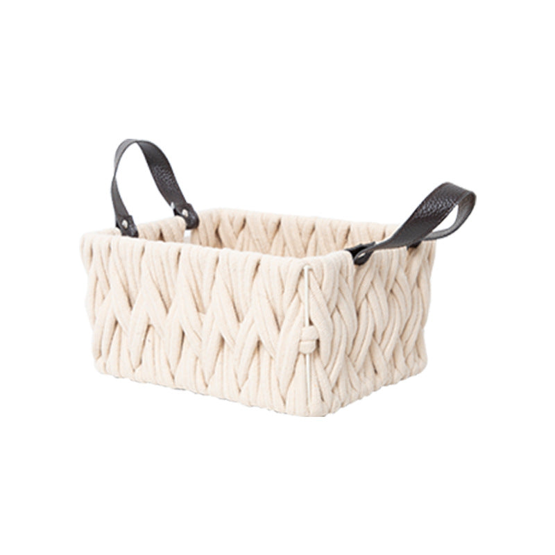 Stylish Textured Storage Basket | High & Bury