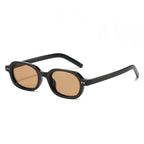 Stylish Vintage-Inspired Oval Sunglasses with Timeless Frame Design, view 7
