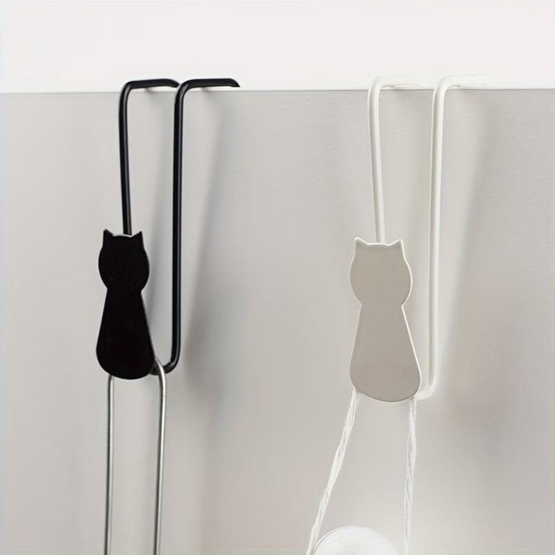 Stylish Wall Hook with Cat Motif | High & Bury