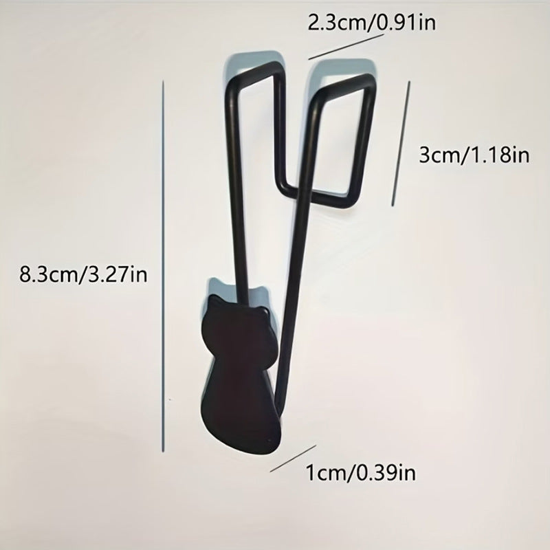 Stylish Wall Hook with Cat Motif | High & Bury
