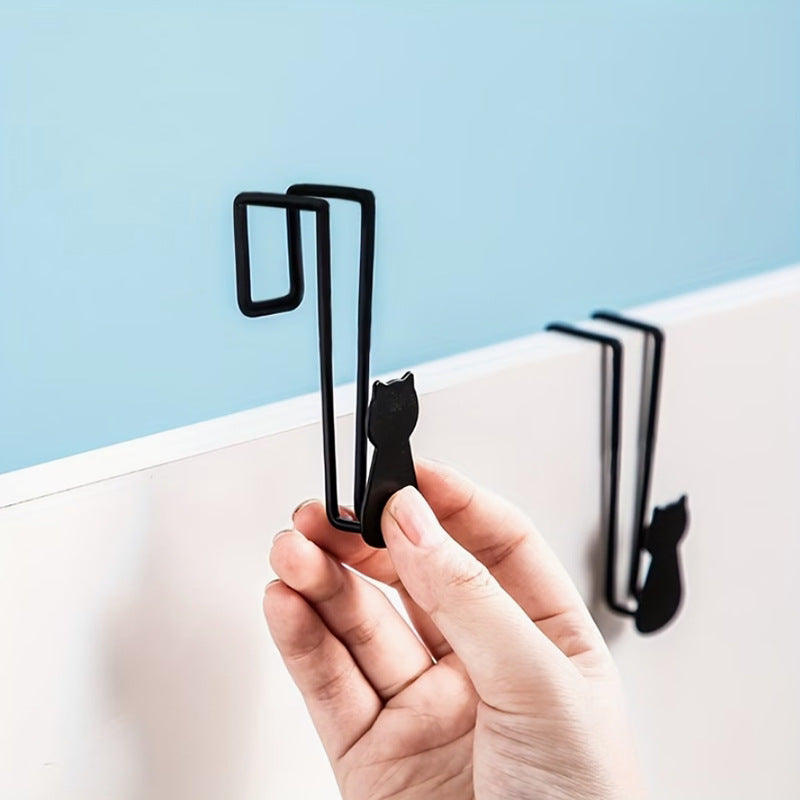 Stylish Wall Hook with Cat Motif | High & Bury