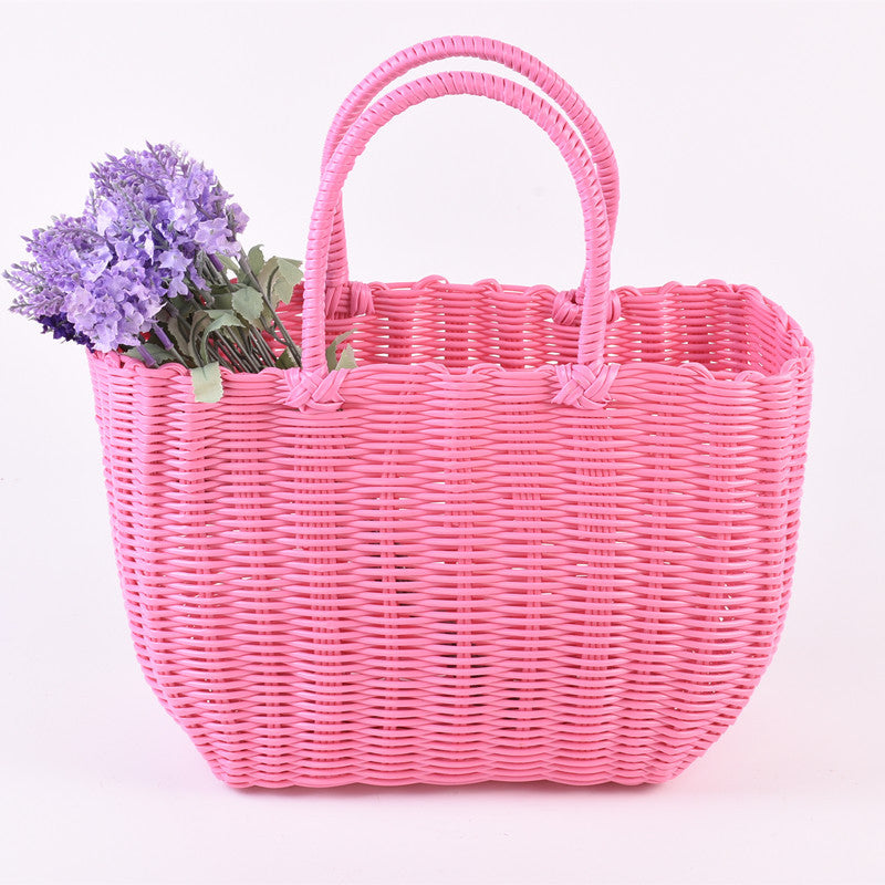 Stylish Woven Beach Bag | High & Bury