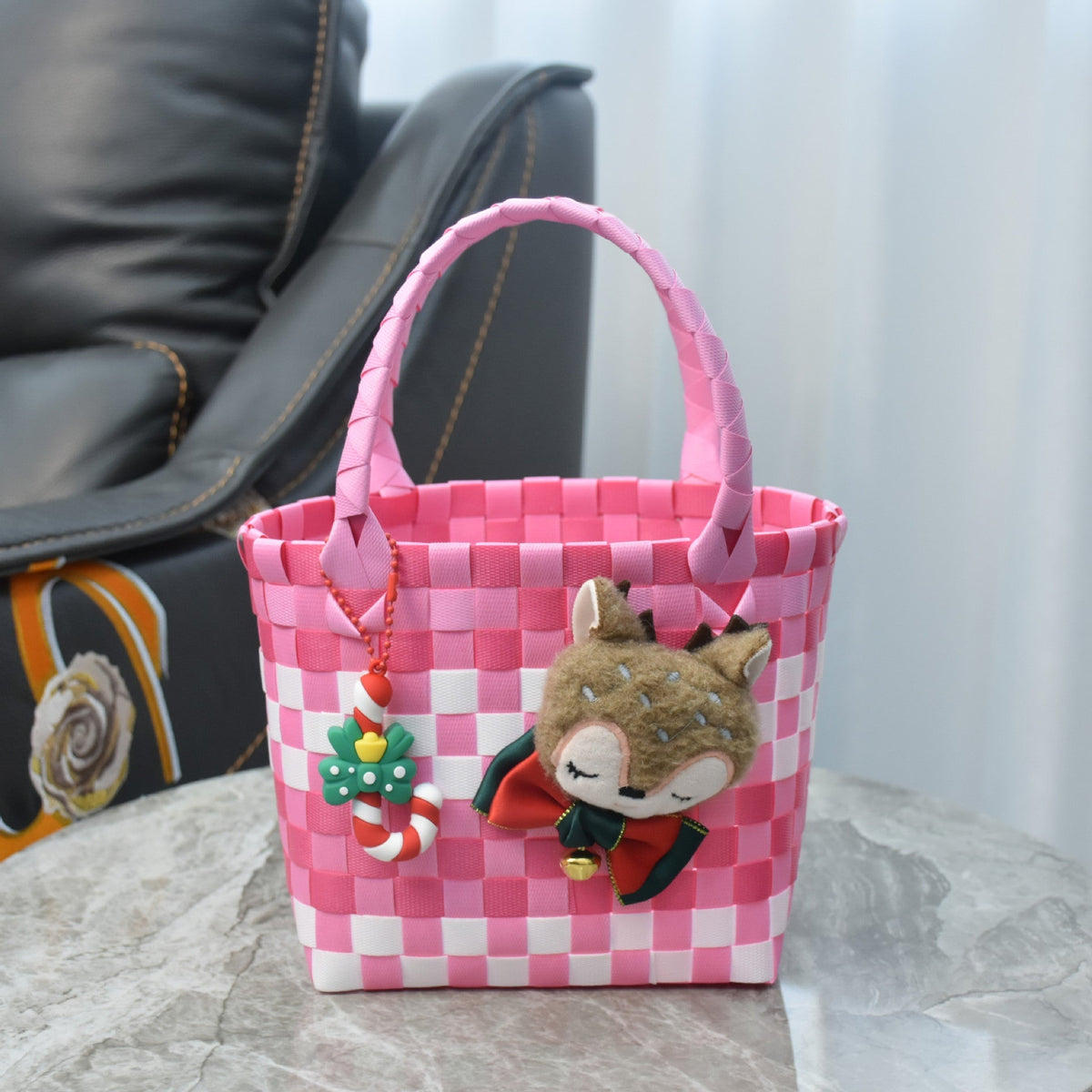 Stylish Woven Handbag | High & Bury