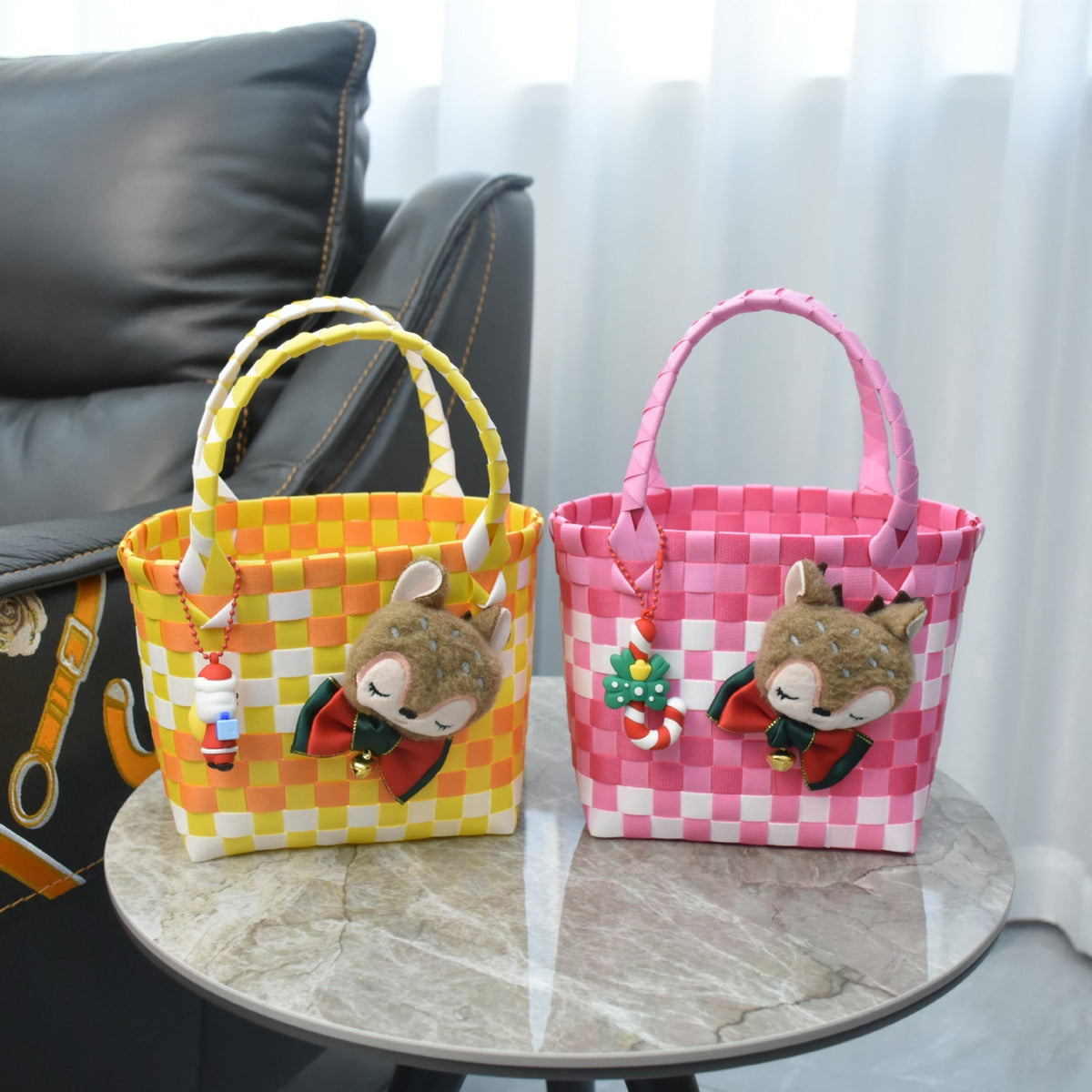 Stylish Woven Handbag | High & Bury
