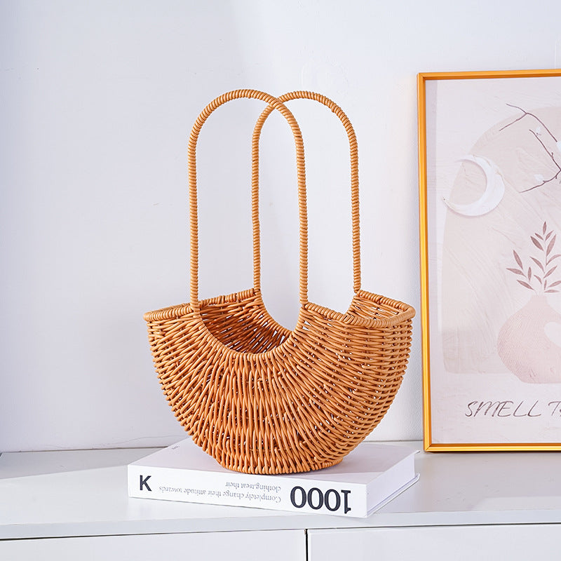 Stylish Woven Storage Basket | High & Bury