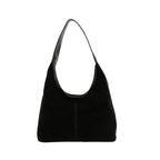Suede Casual Hobo Bag with Shoulder Strap and Spacious Interior, view 6
