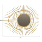 Sunburst Decorative Wall Mirror | High & Bury