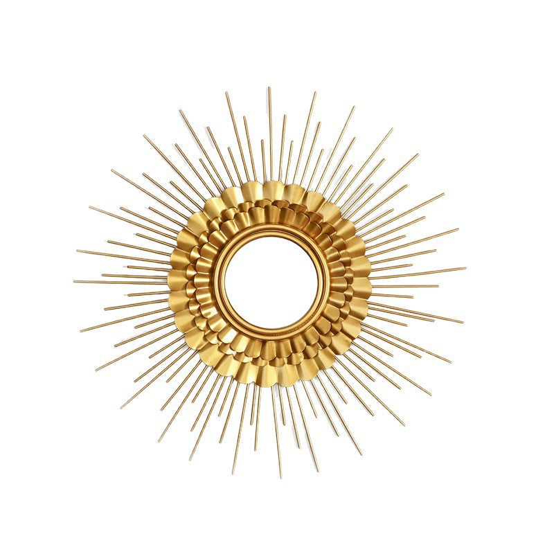 Sunburst Pattern Decorative Wall Mirror | High & Bury