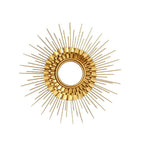 Sunburst Pattern Decorative Wall Mirror | High & Bury
