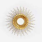 Sunburst Pattern Decorative Wall Mirror | High & Bury