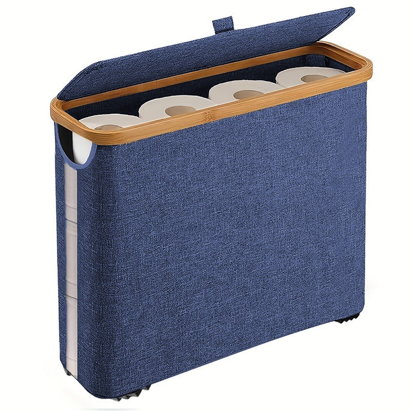 Sustainable Recycling Organizer with Bamboo Lid | High & Bury