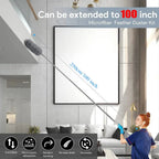 Telescopic Microfibre Duster with Flexible Head and 3 Replacement Heads, view 2