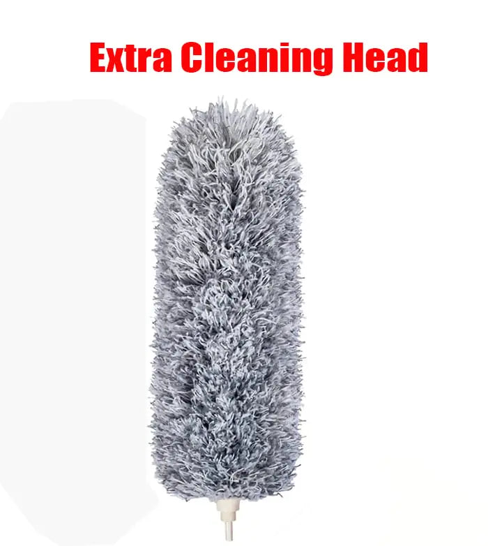 Telescopic Microfibre Duster with Flexible Head and 3 Replacement Heads, view 8