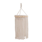 Textured Macrame Hanging Light Fixture | High & Bury