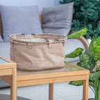 Textured Woven Storage Bin | High & Bury