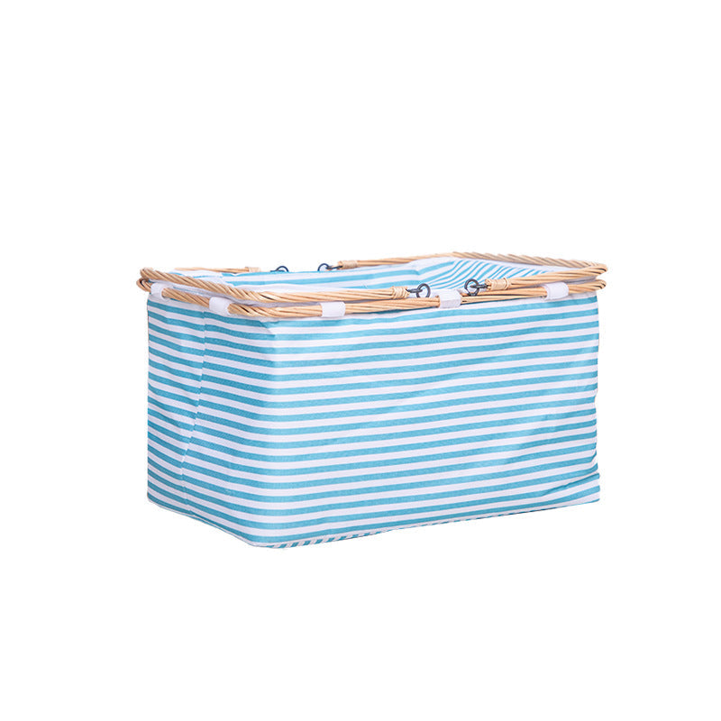 Textured Woven Storage Bin | High & Bury