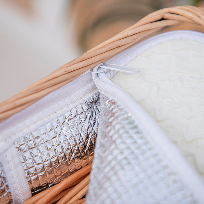Textured Woven Storage Bin | High & Bury