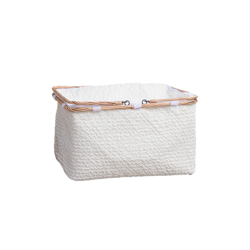 Textured Woven Storage Bin | High & Bury