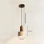 Thorncliff Travertine Pendant Lamp